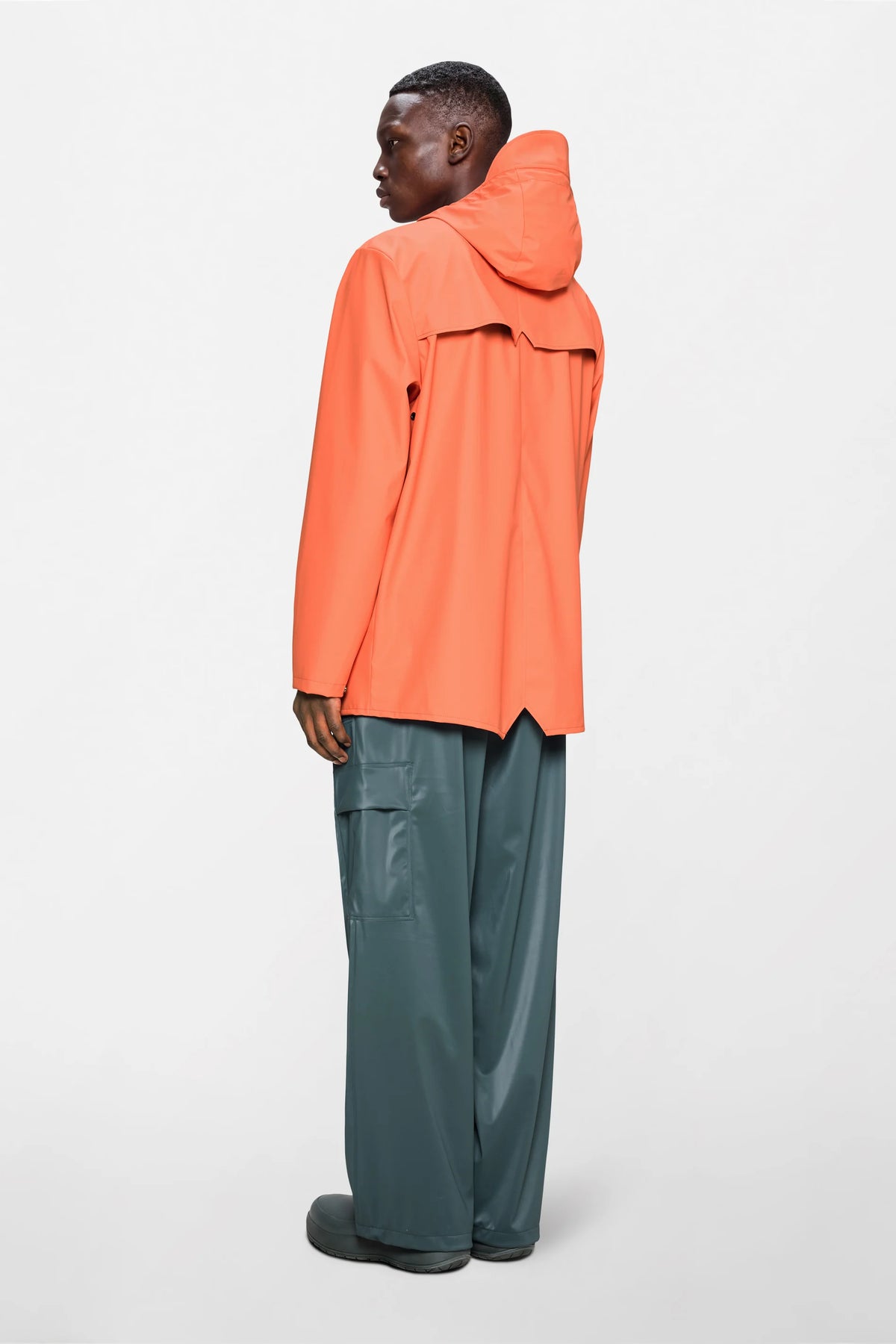 RAINS-HOODED RAIN JACKET