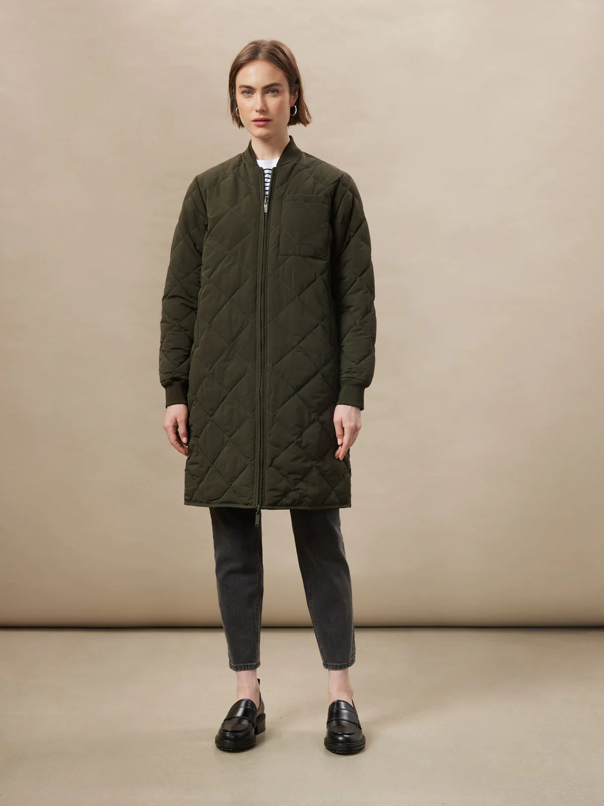 FRANK AND OAK-"SKYLINE"LONG JACKET