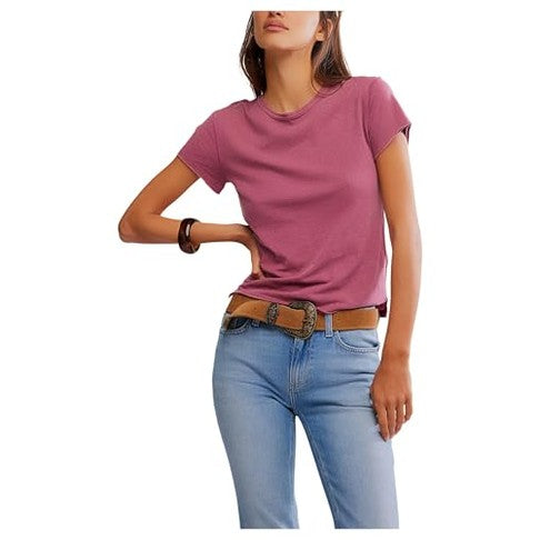 FREE PEOPLE-"NOVA" TEE