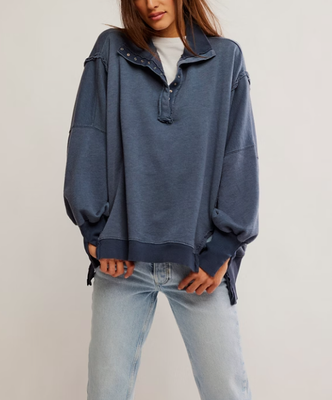 FREE PEOPLE-"CAMDEN" SWEATSHIRT