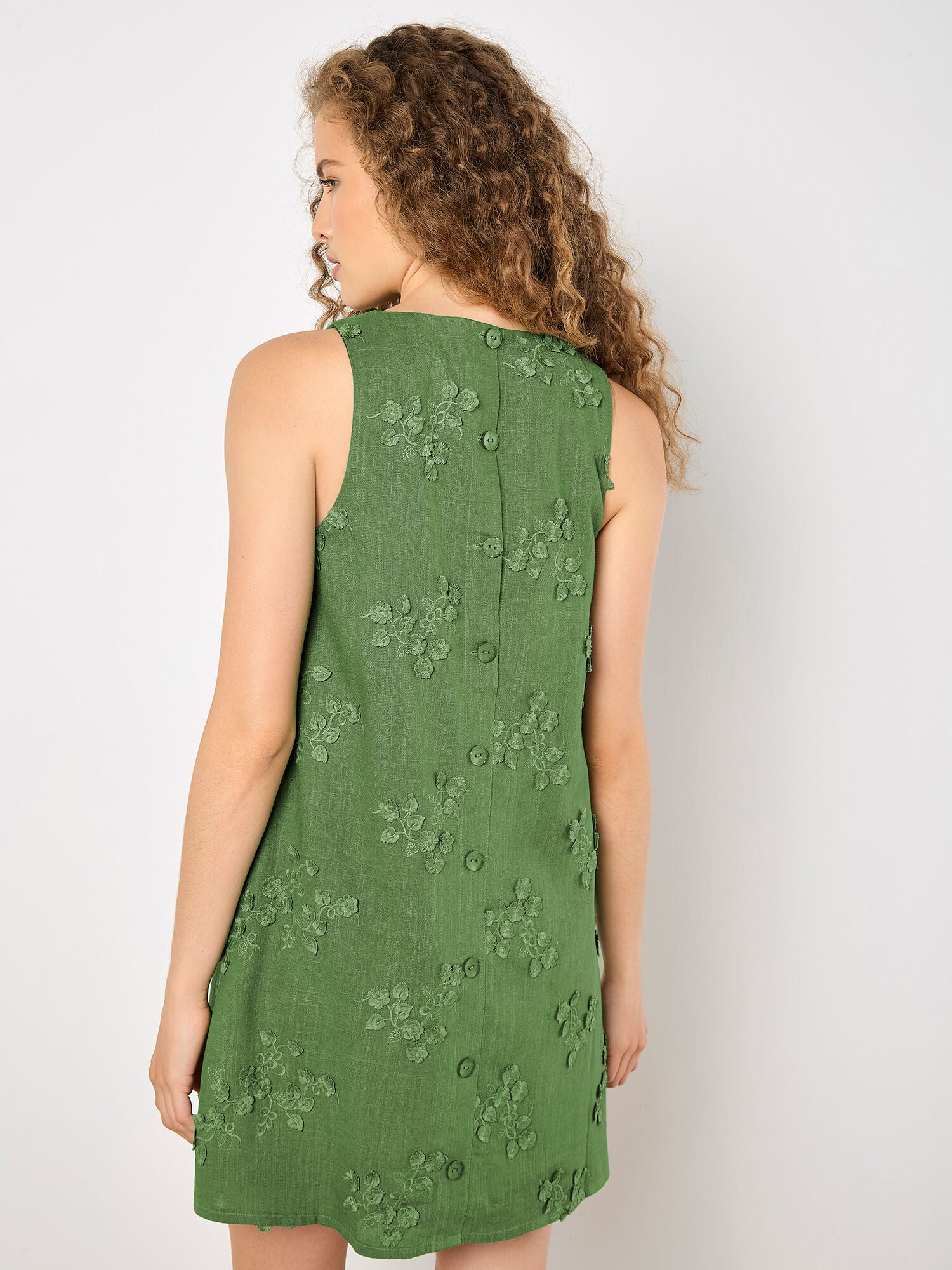 APRICOT-SHIFT DRESS