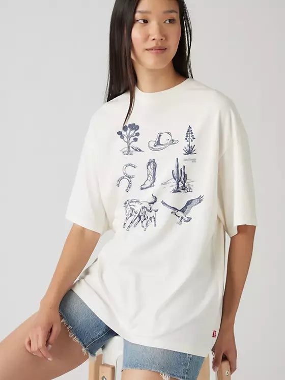 LEVI STRAUSS-"SHORT STACK" TEE