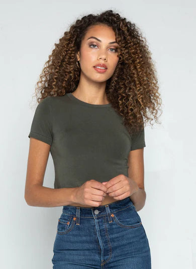 C'EST MOI BAMBOO CROP TOP