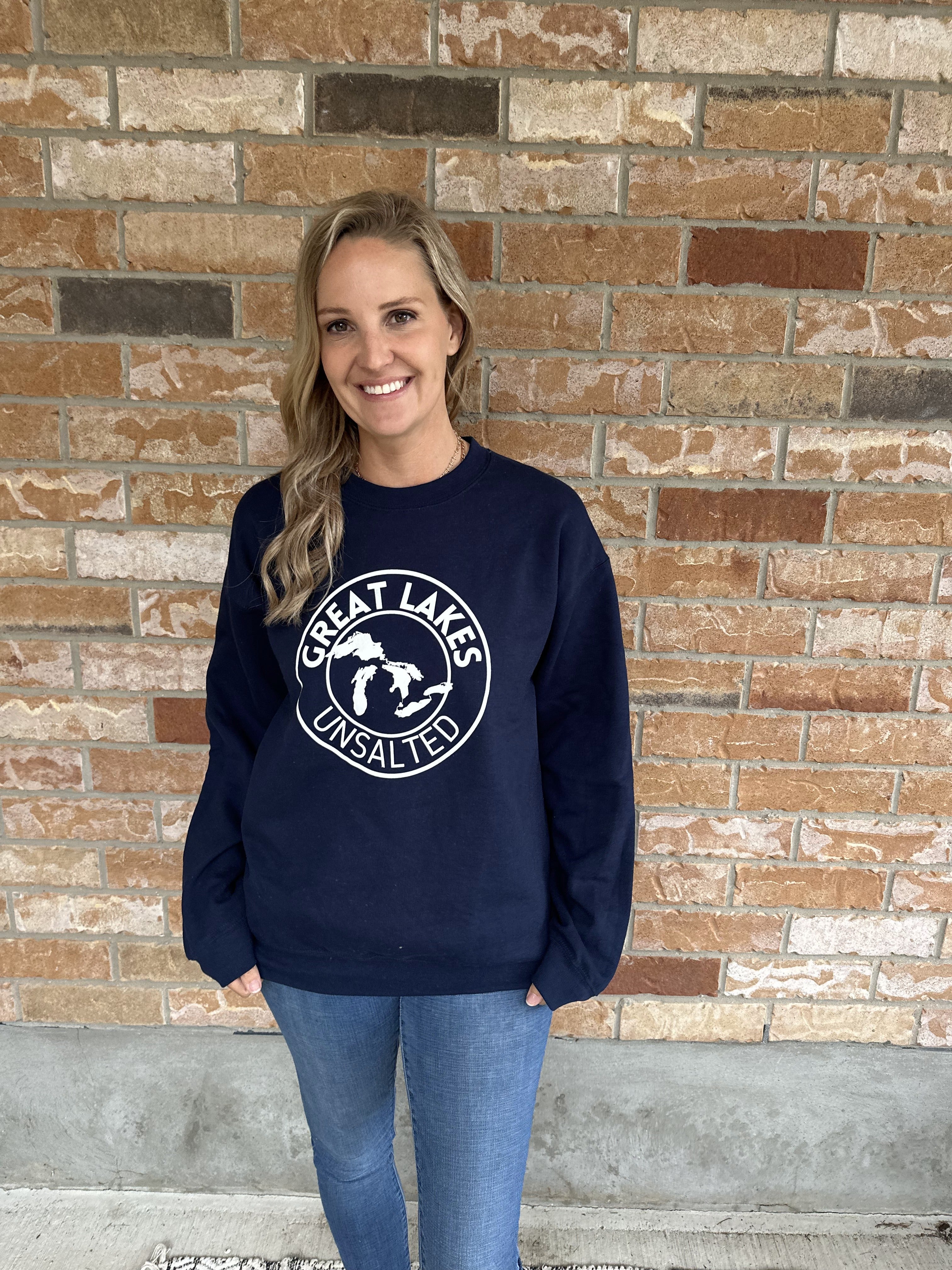 "GREAT LAKES" CREWNECK SWEATSHIRT