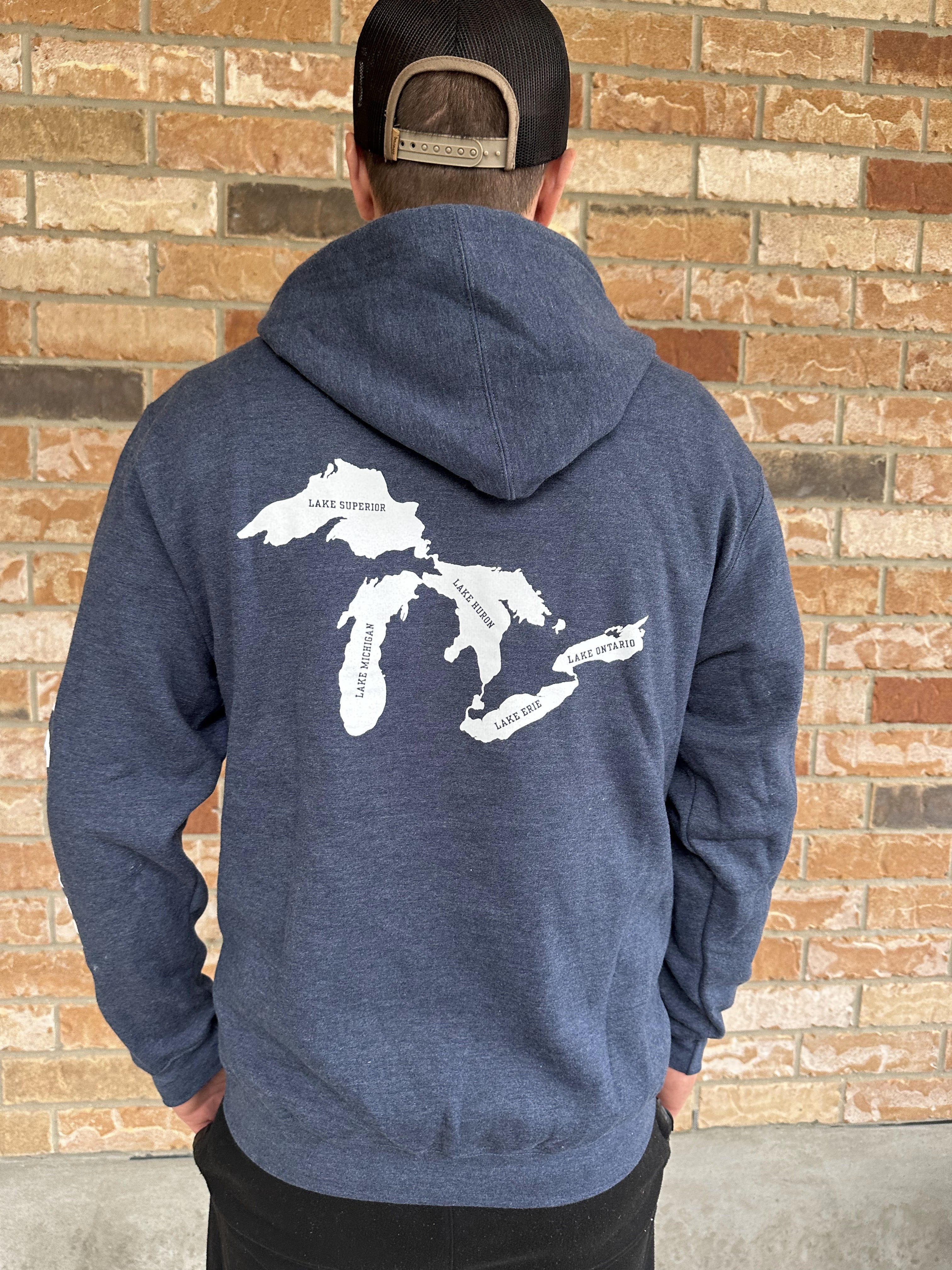 "GREAT LAKES" UNISEX HOODY