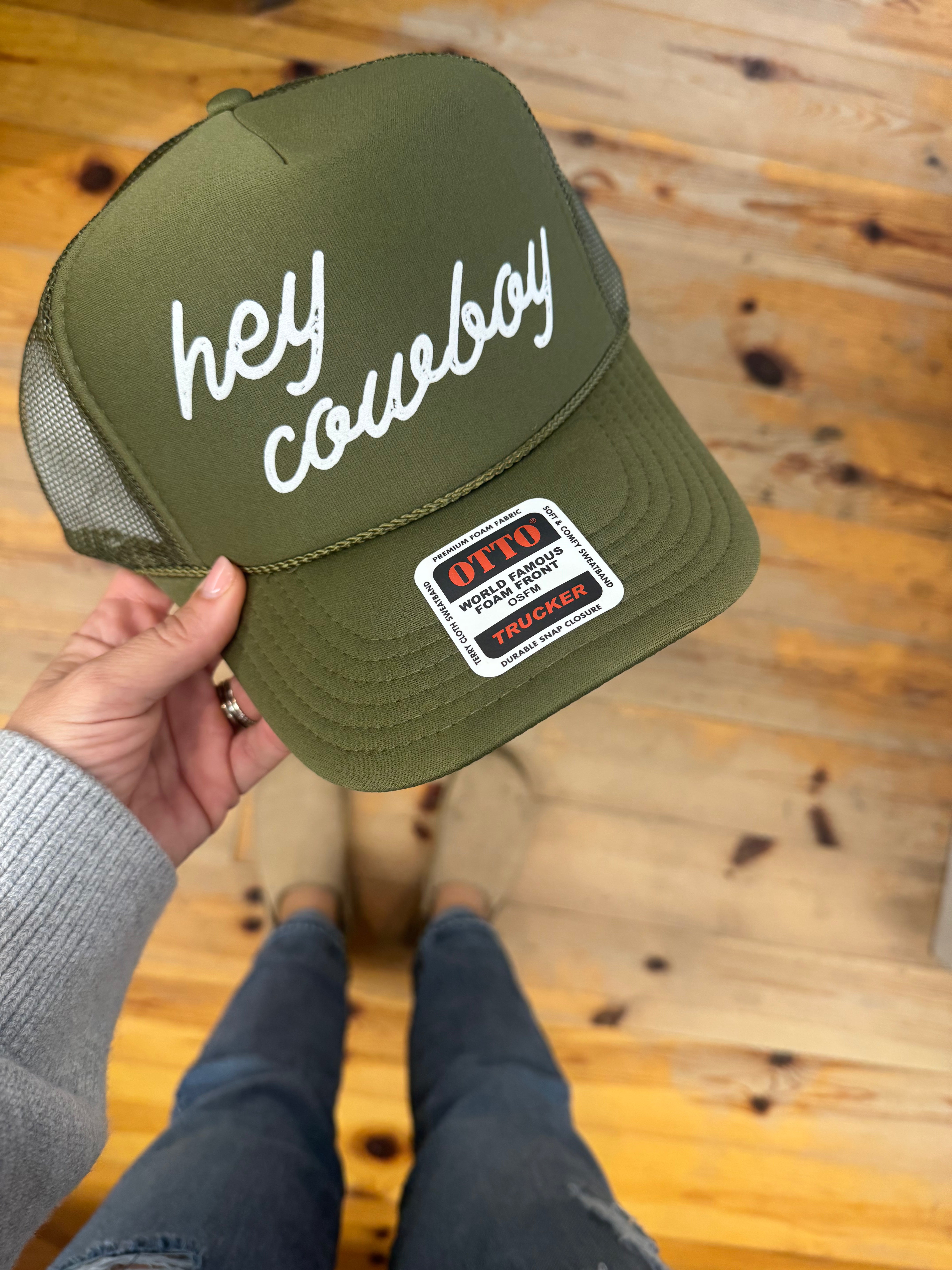 BLONDE-"HEY COWBOY" CAP