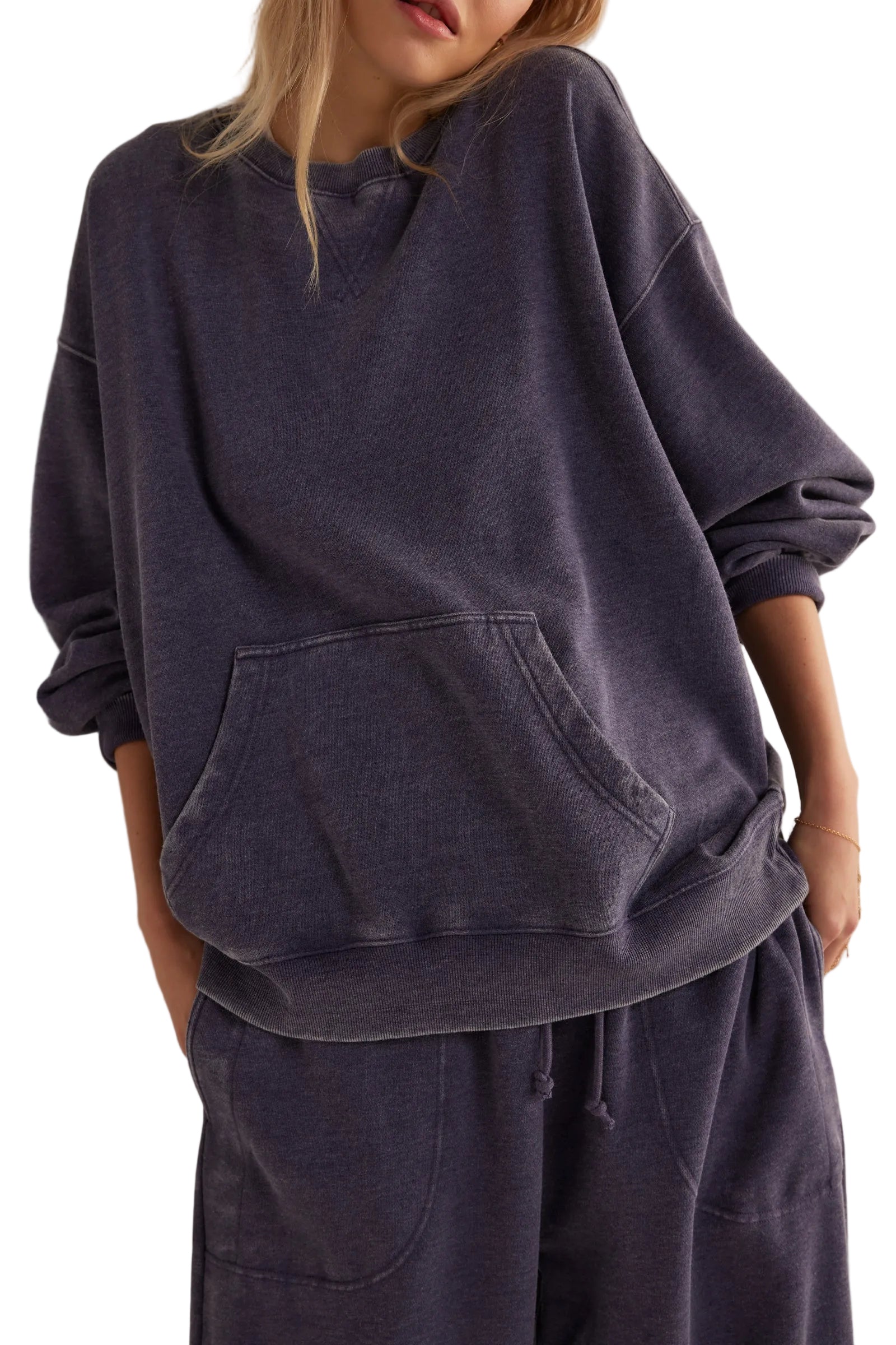 FREE PEOPLE-"SLOW IT DOWN" TOP