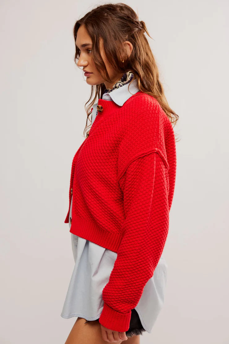 FREE PEOPLE-"LILA" CARDIGAN