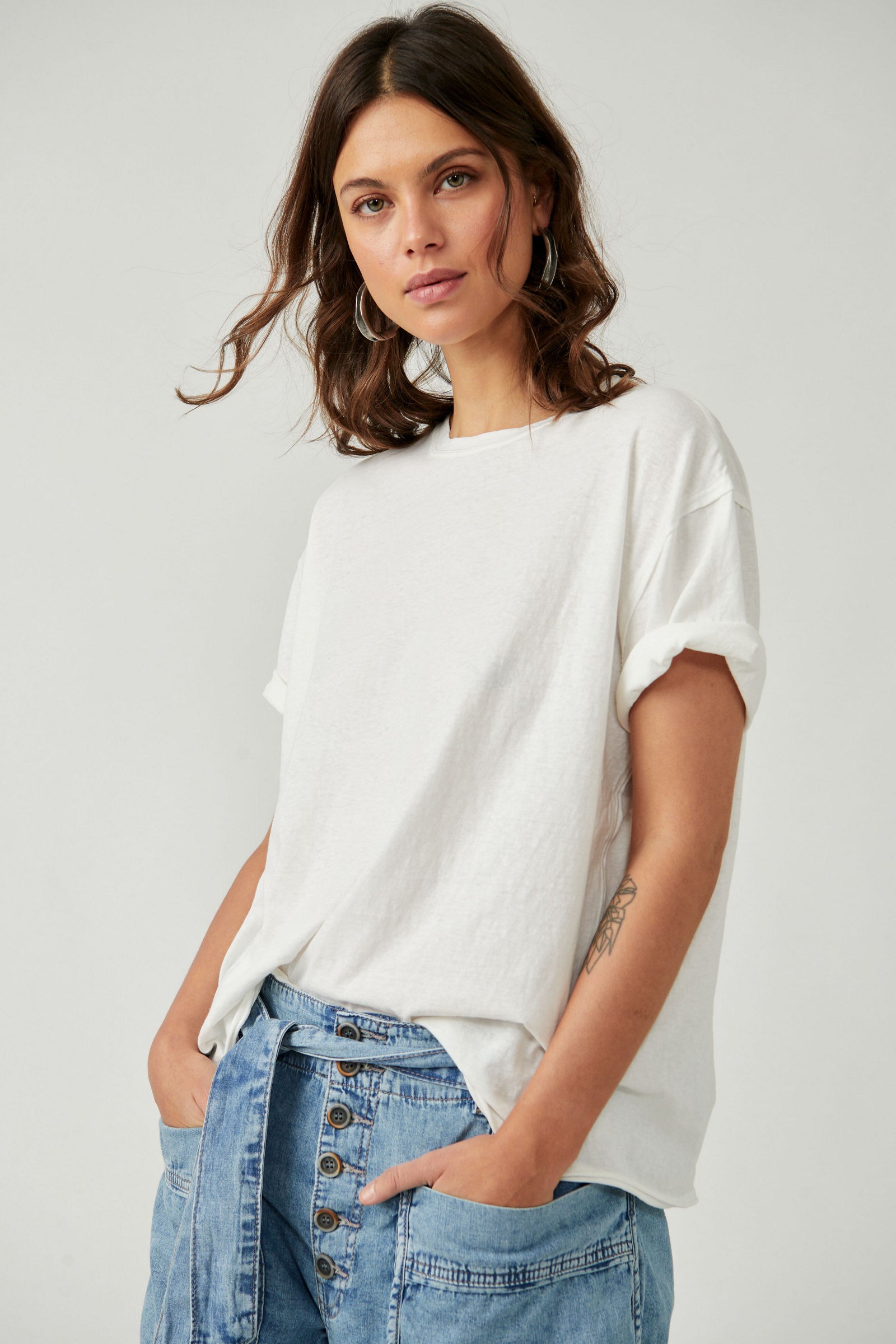 FREE PEOPLE-"NINA" TEE