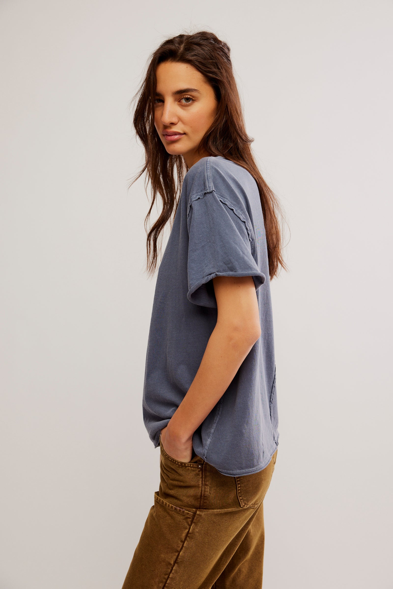 FREE PEOPLE-"NINA" TEE