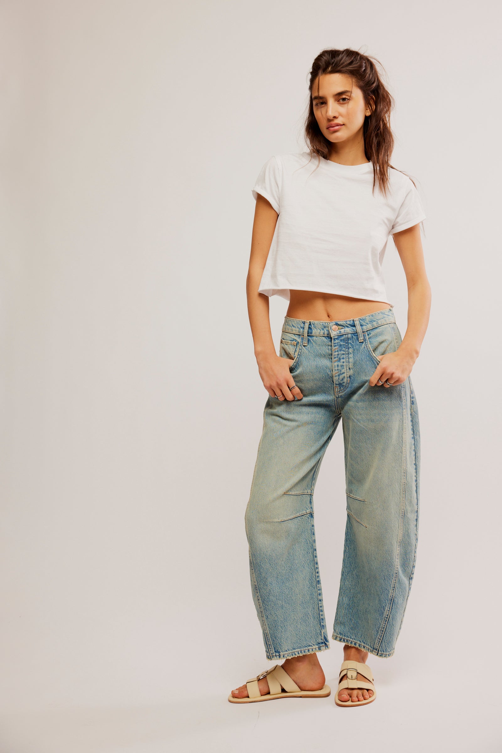 FREE PEOPLE-"GOOD LUCK" JEAN
