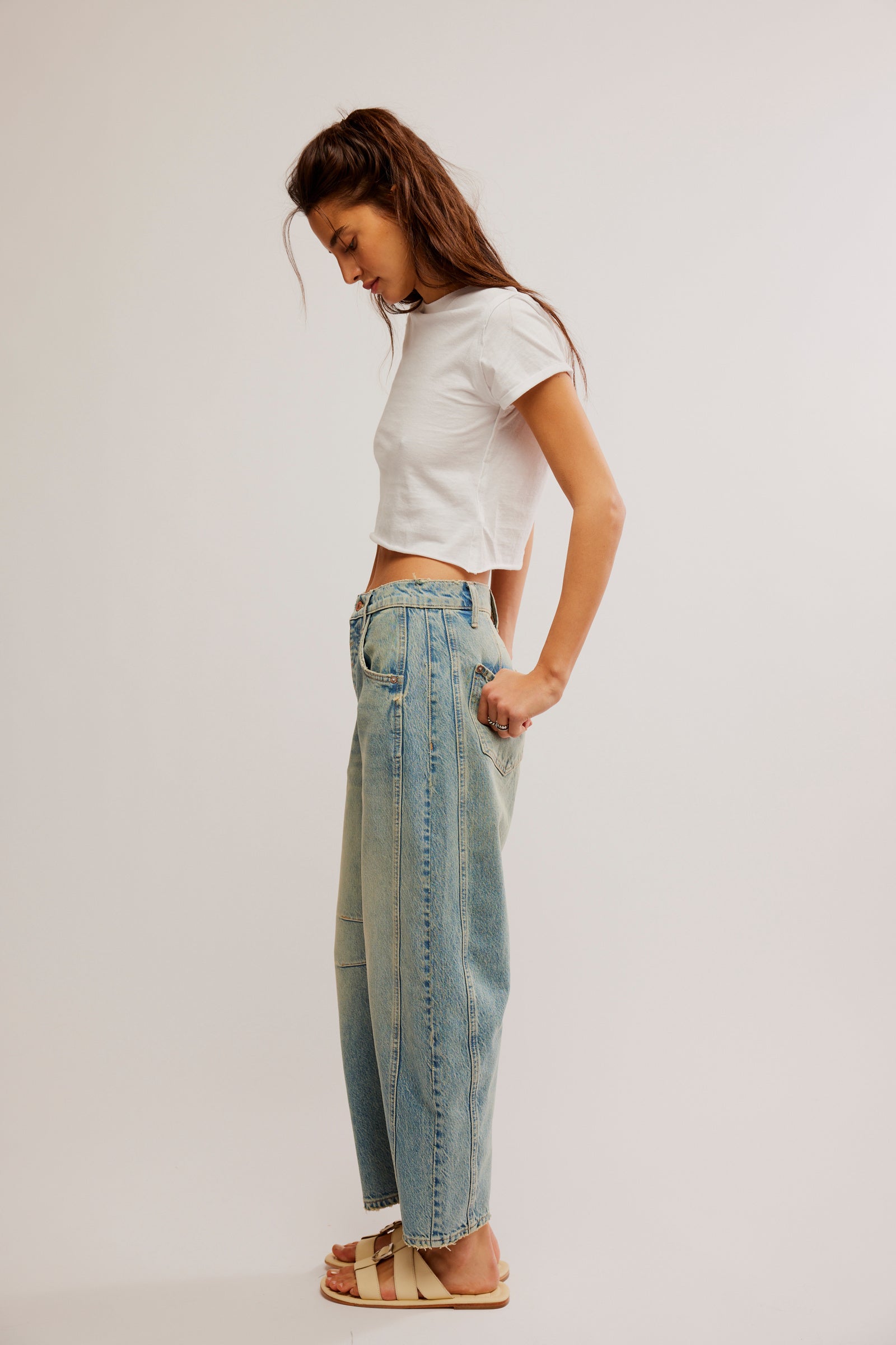 FREE PEOPLE-"GOOD LUCK" JEAN