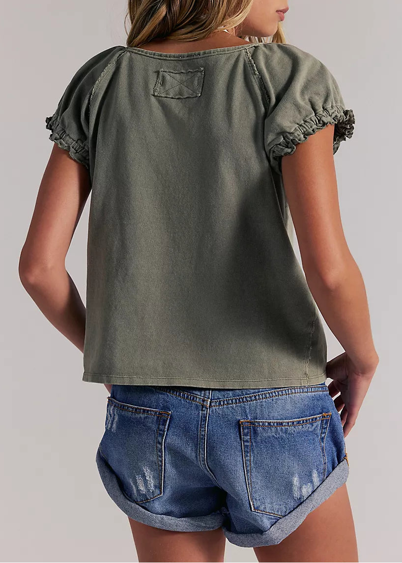 FREE PEOPLE-"ISSA" TEE