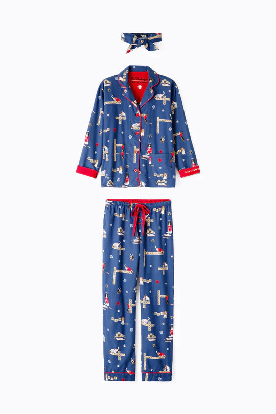 PJ SALVAGE-"LOVE LEO" PJ SET