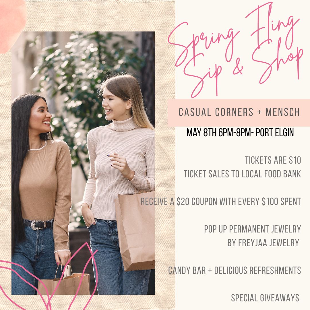 SPRING FLING - SIP & SHOP