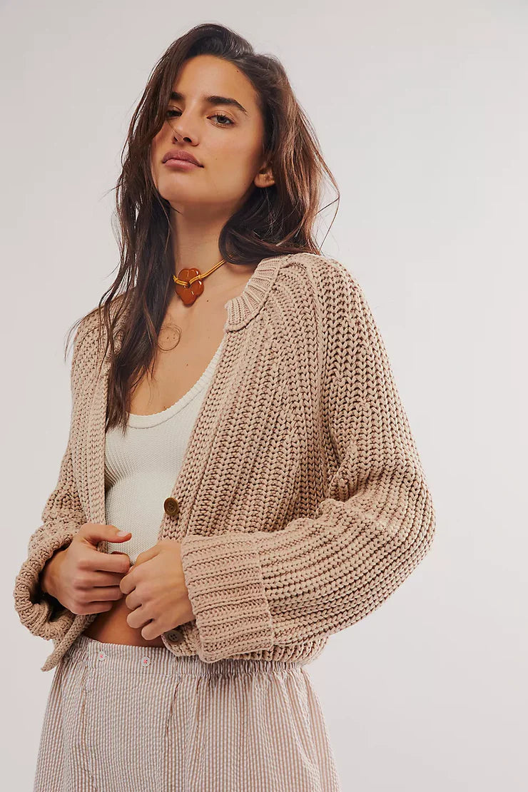 FREE PEOPLE-"SWEET NOTHING" CARDI