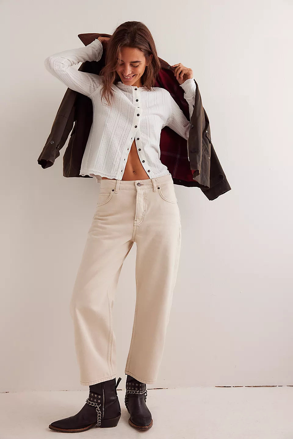 FREE PEOPLE-"DEEP TRANCE" PANT