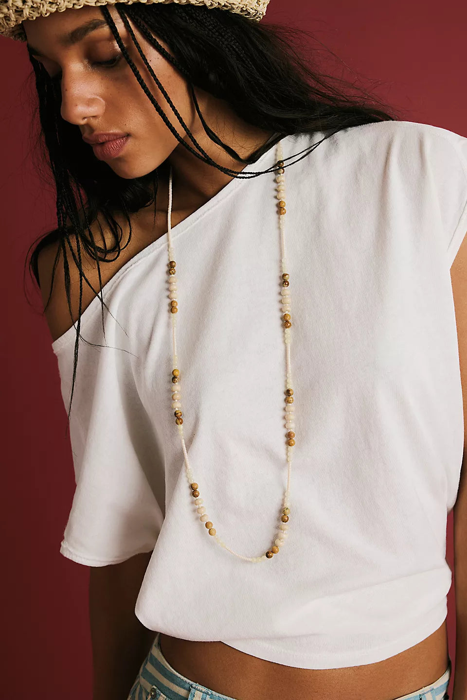 FREE PEOPLE-"PEGGY" TEE
