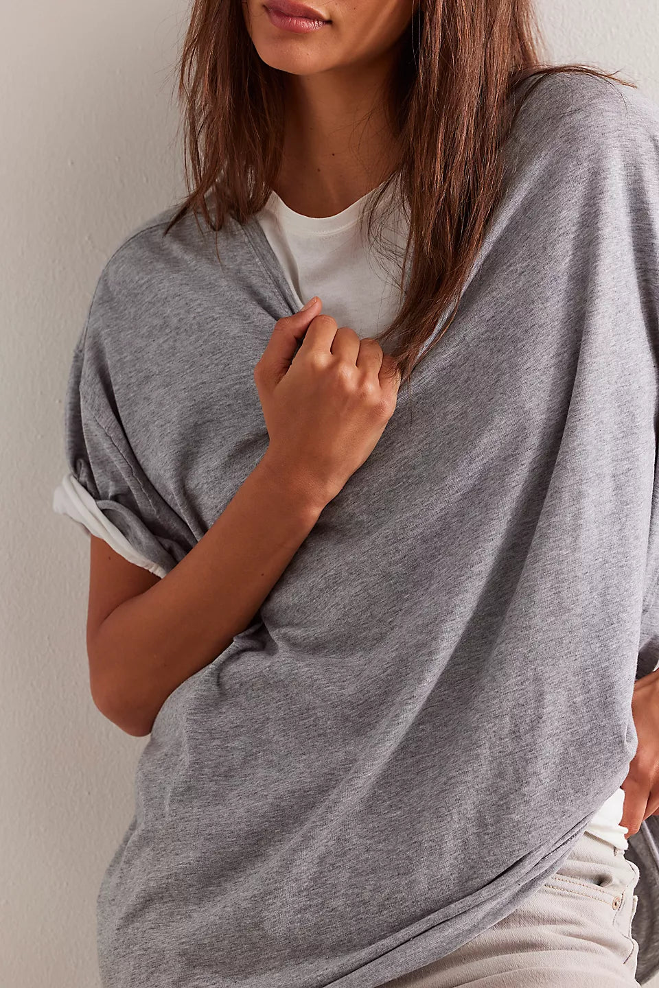 FREE PEOPLE-"NINA" TEE