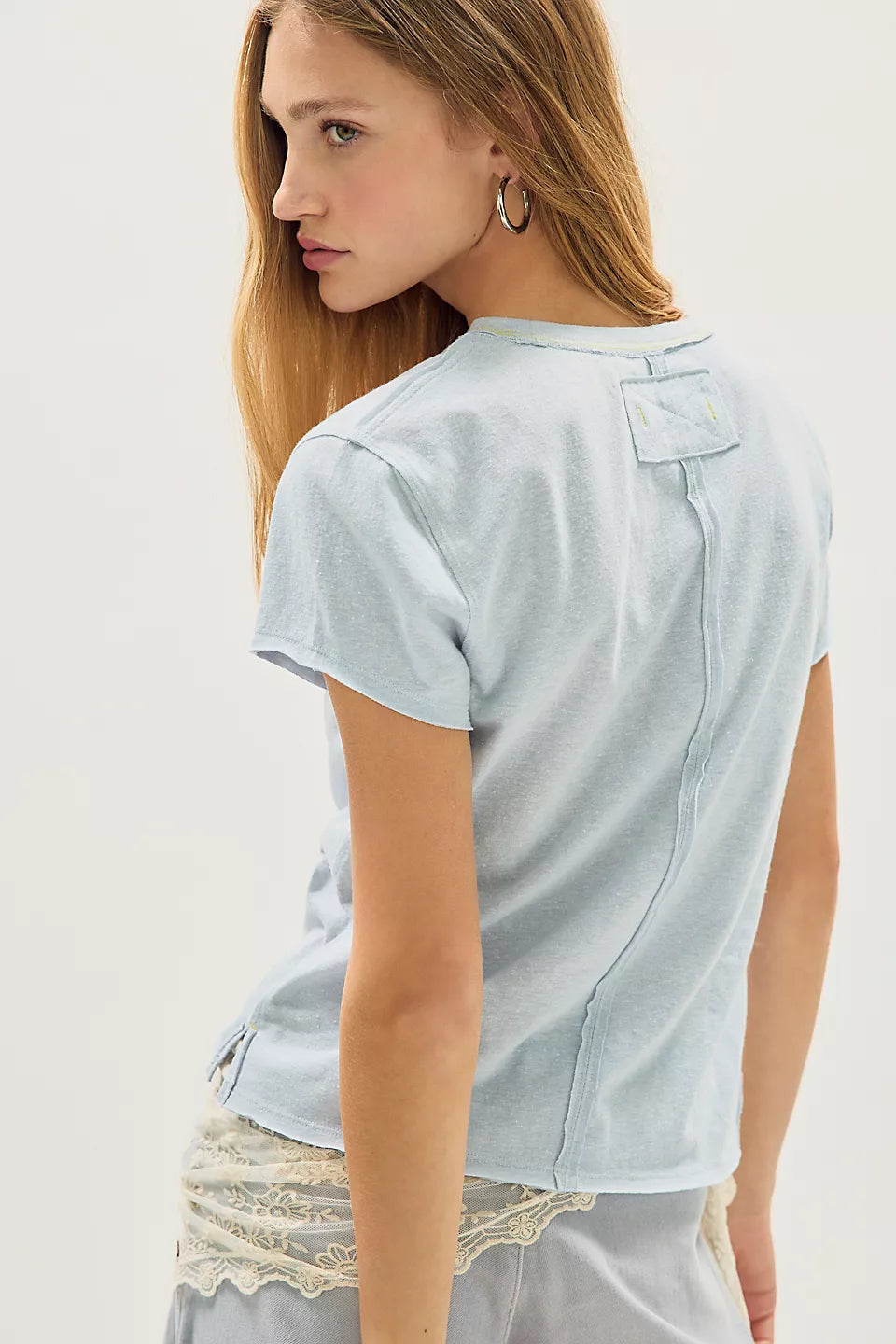 FREE PEOPLE-"NOVA" GRAPHIC TEE