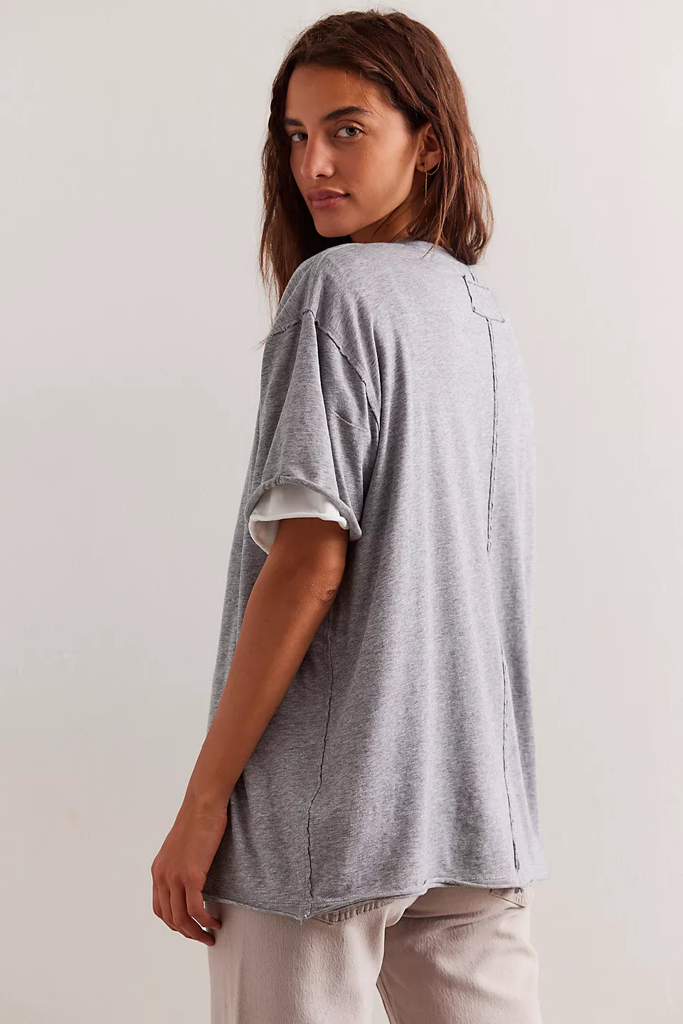 FREE PEOPLE-"NINA" TEE