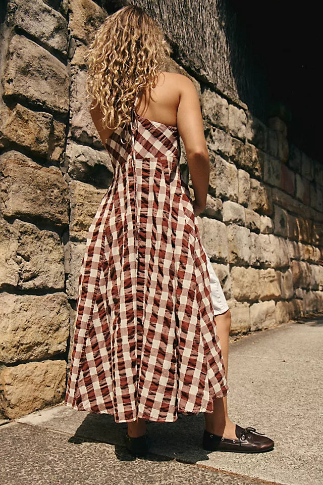 FREE PEOPLE-"VIA MIDI" DRESS