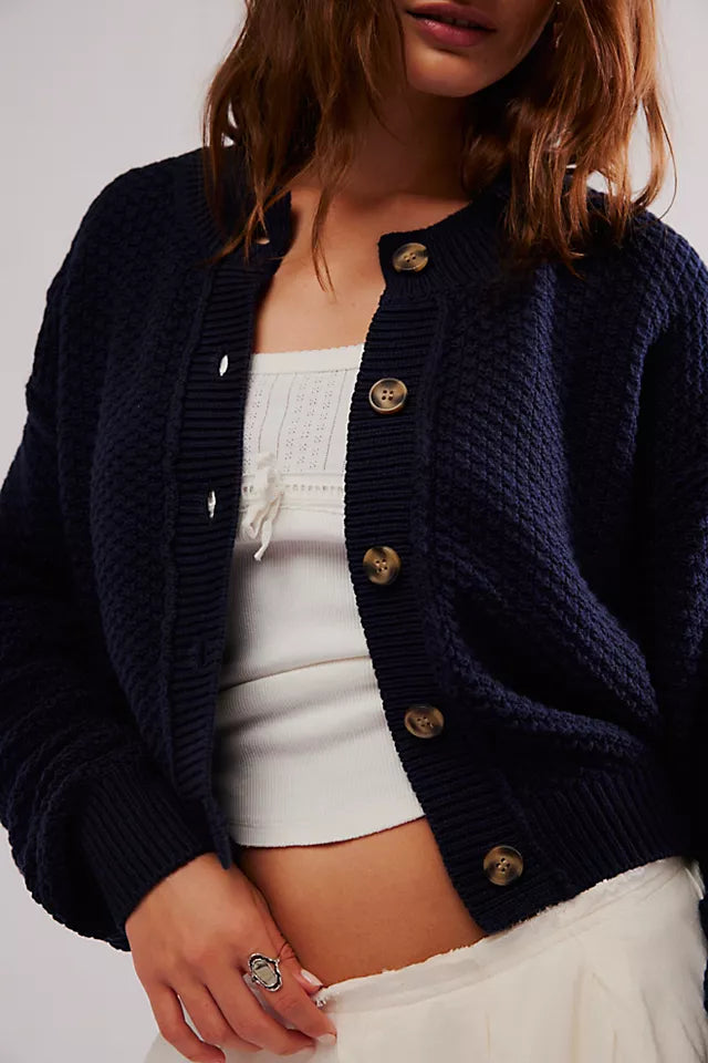 FREE PEOPLE-"LILA" CARDIGAN