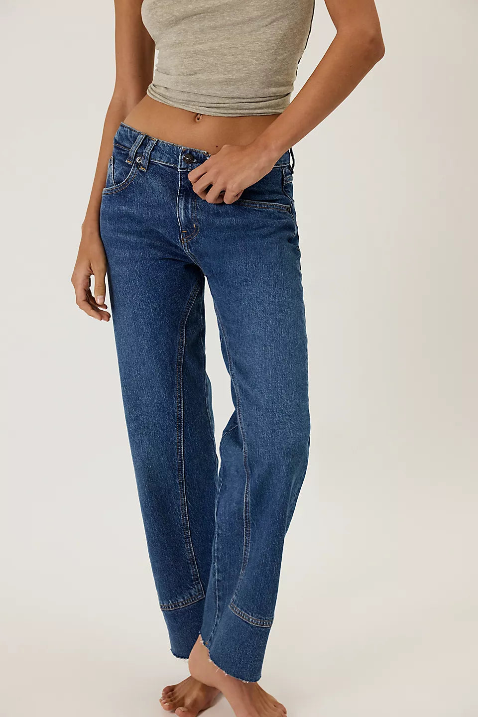FREE PEOPLE-"RISK TAKER" JEAN