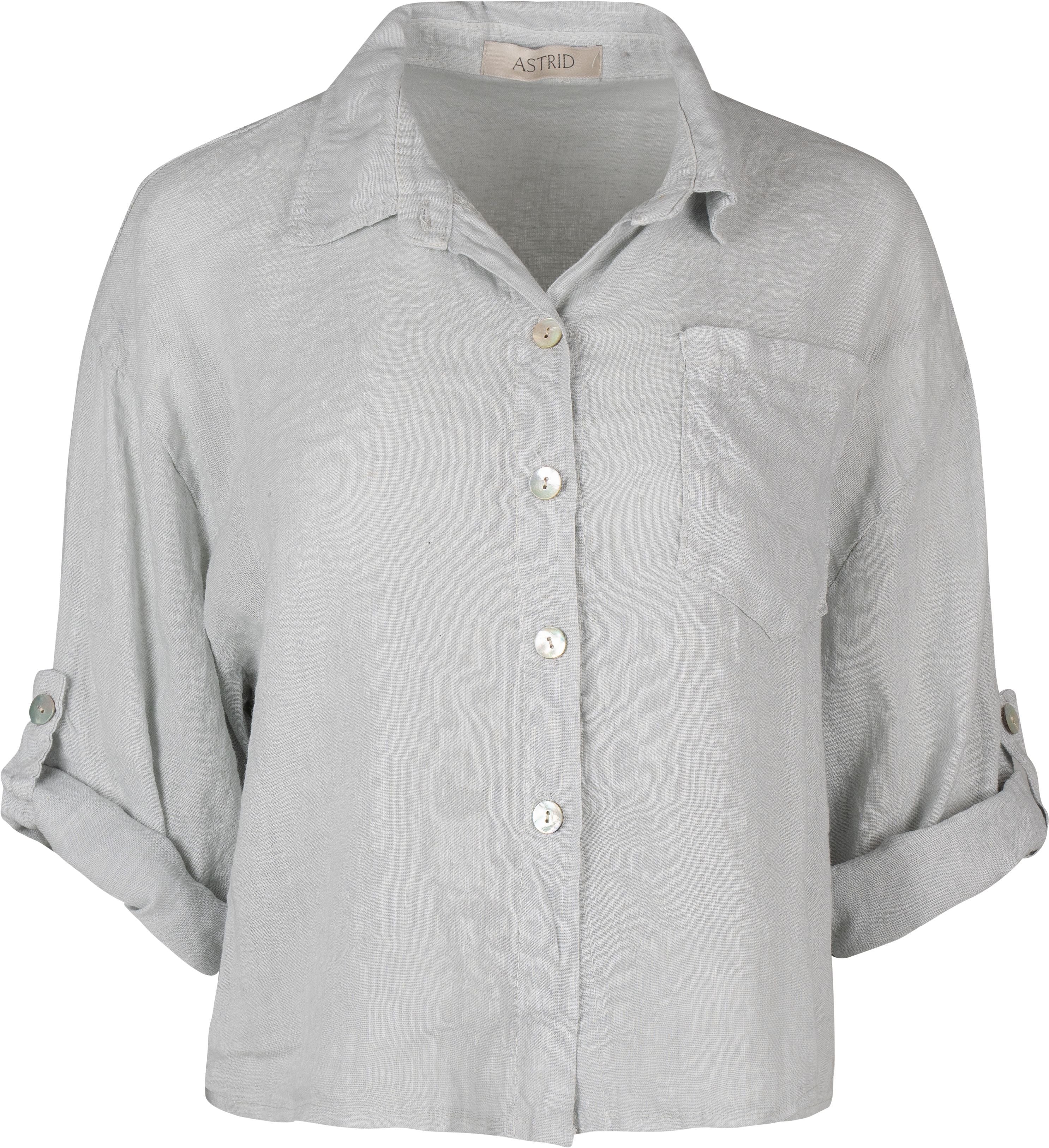 ASTRID- SHORT SLEEVE BUTTON UP SHIRT