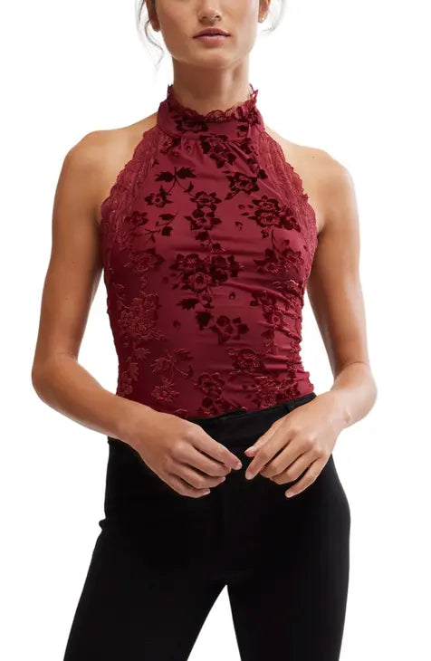 FREE PEOPLE-"LATE NIGHT" BODYSUIT