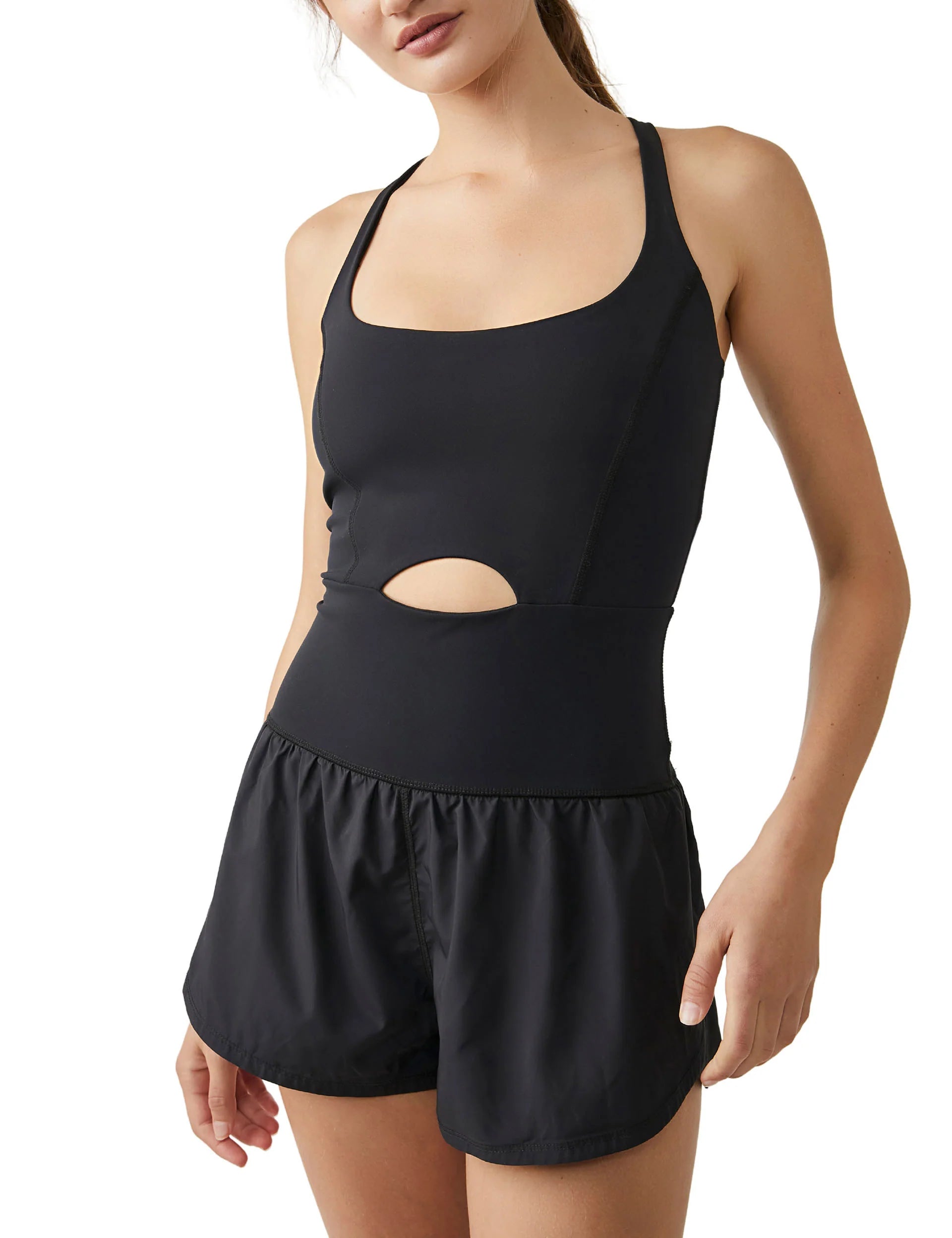 FREE PEOPLE-"RIGHTEOUS RUNSIE" ROMPER