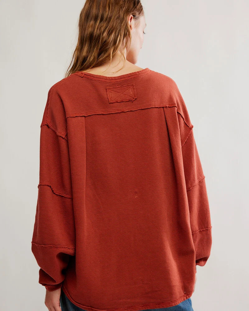 FREE PEOPLE-"TOTAL ECLIPSE"TEE