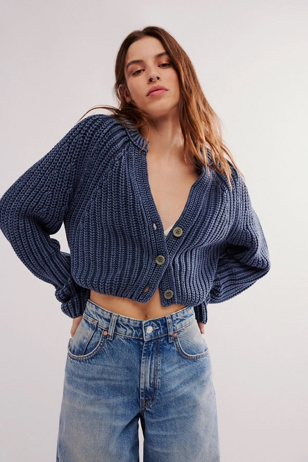 FREE PEOPLE-"SWEET NOTHING" CARDI