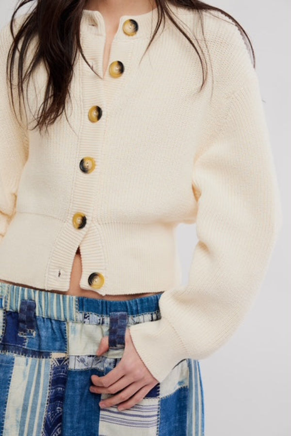 FREE PEOPLE-"VIENNA" CARDIGAN