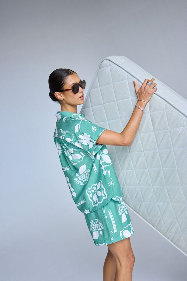 ICHI-"YETTA" PRINT SHORTS
