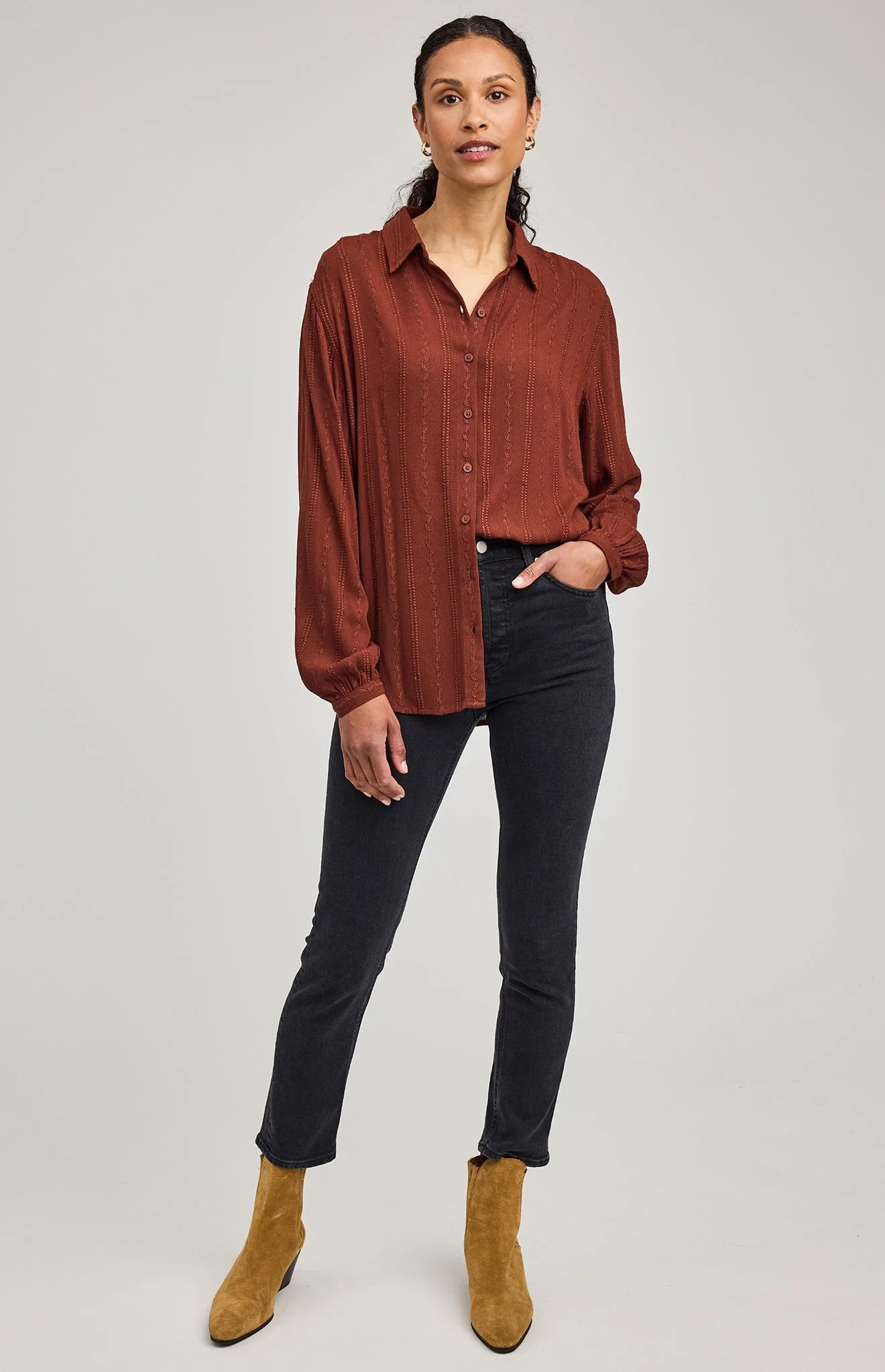 GENTLE FAWN-"SOLANA" BLOUSE