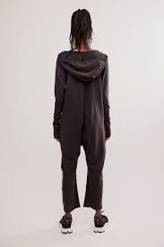 FREE PEOPLE-"HOT SHOT" LONG-SLEEVE ONESIE