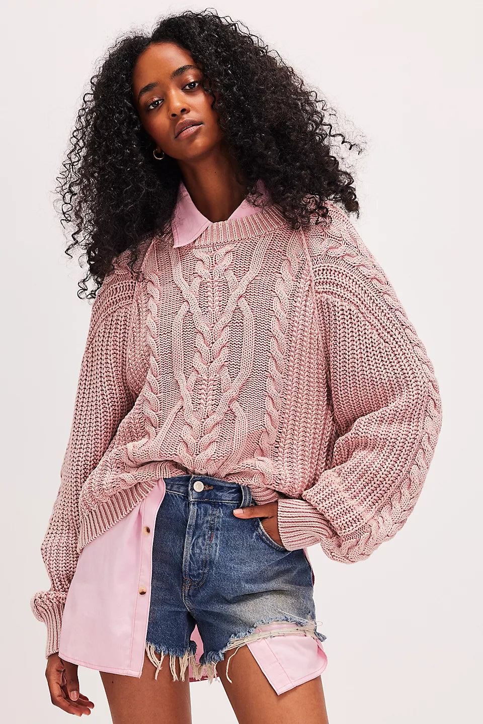 FREE PEOPLE-"FRANKIE" SWEATER