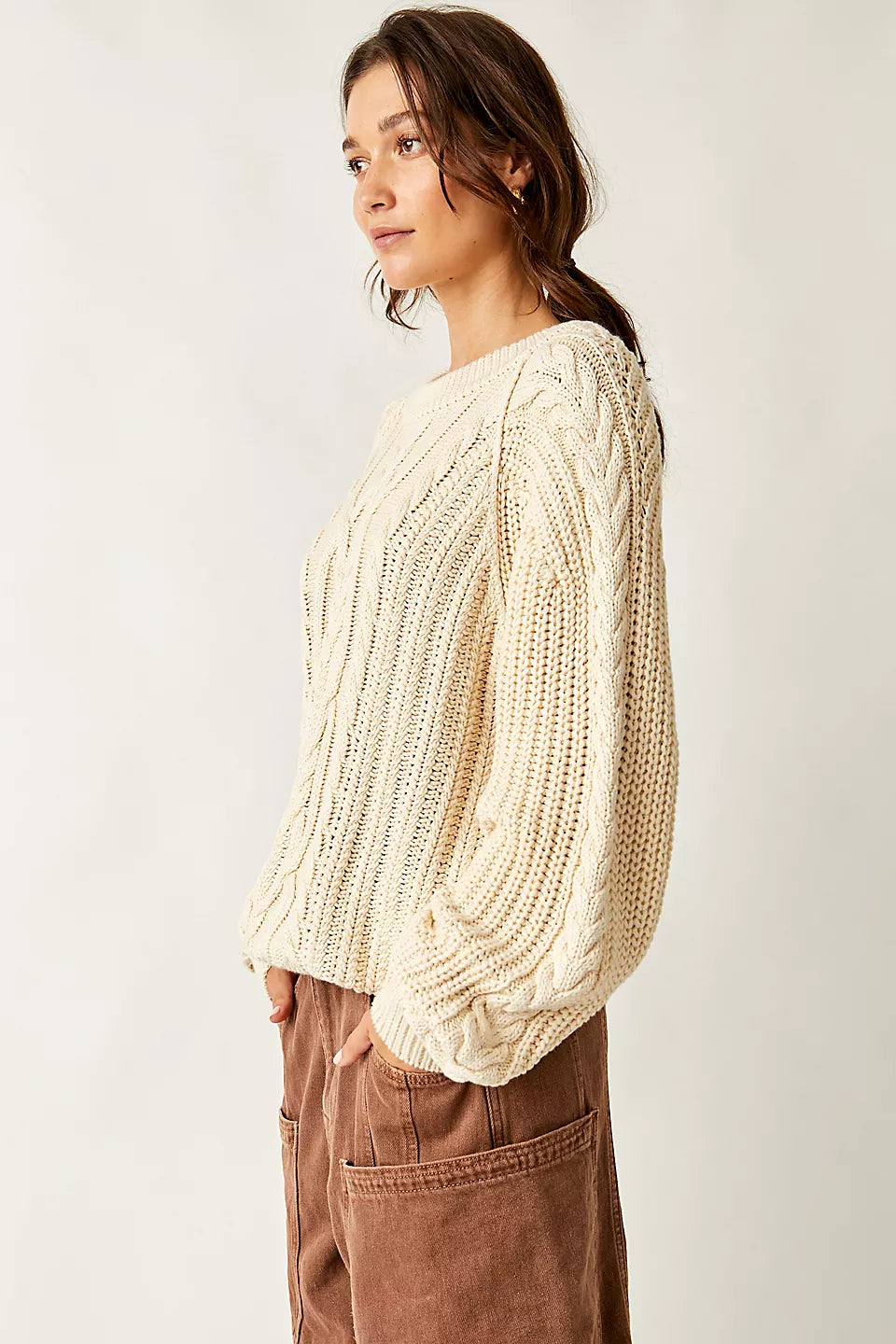 FREE PEOPLE-"FRANKIE" SWEATER