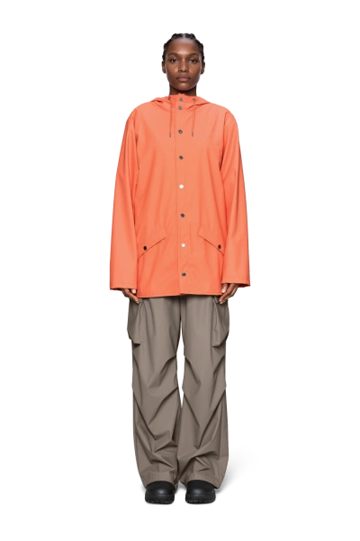 RAINS-HOODED RAIN JACKET