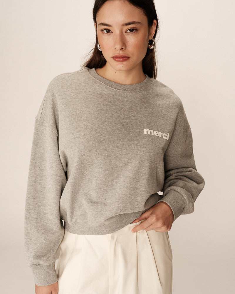 GRACE & MILA-"POSITIVE" SWEATSHIRT