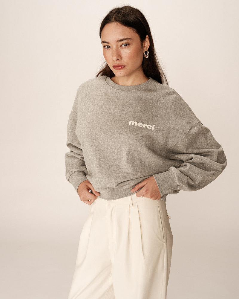 GRACE & MILA-"POSITIVE" SWEATSHIRT