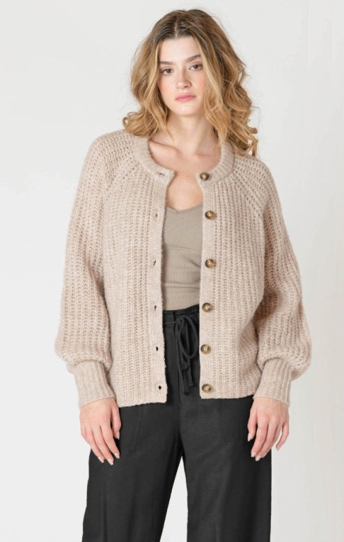 DEX-BUTTON CARDIGAN