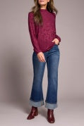 TRIBAL-KNIT TOP