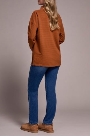 TRIBAL-KNIT TOP
