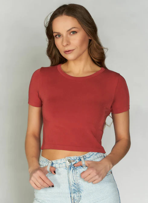 C'EST MOI BAMBOO CROP TOP