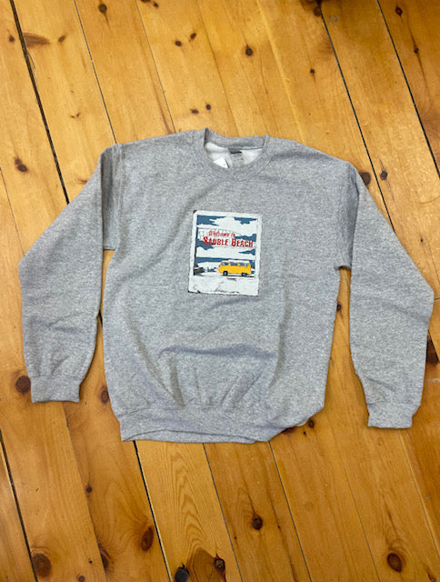 "SAUBLE BEACH POLAROID" CREW NECK SWEATSHIRT