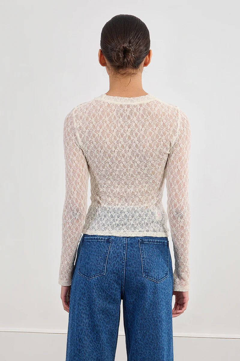 MOLLY BRACKEN-KNIT TOP