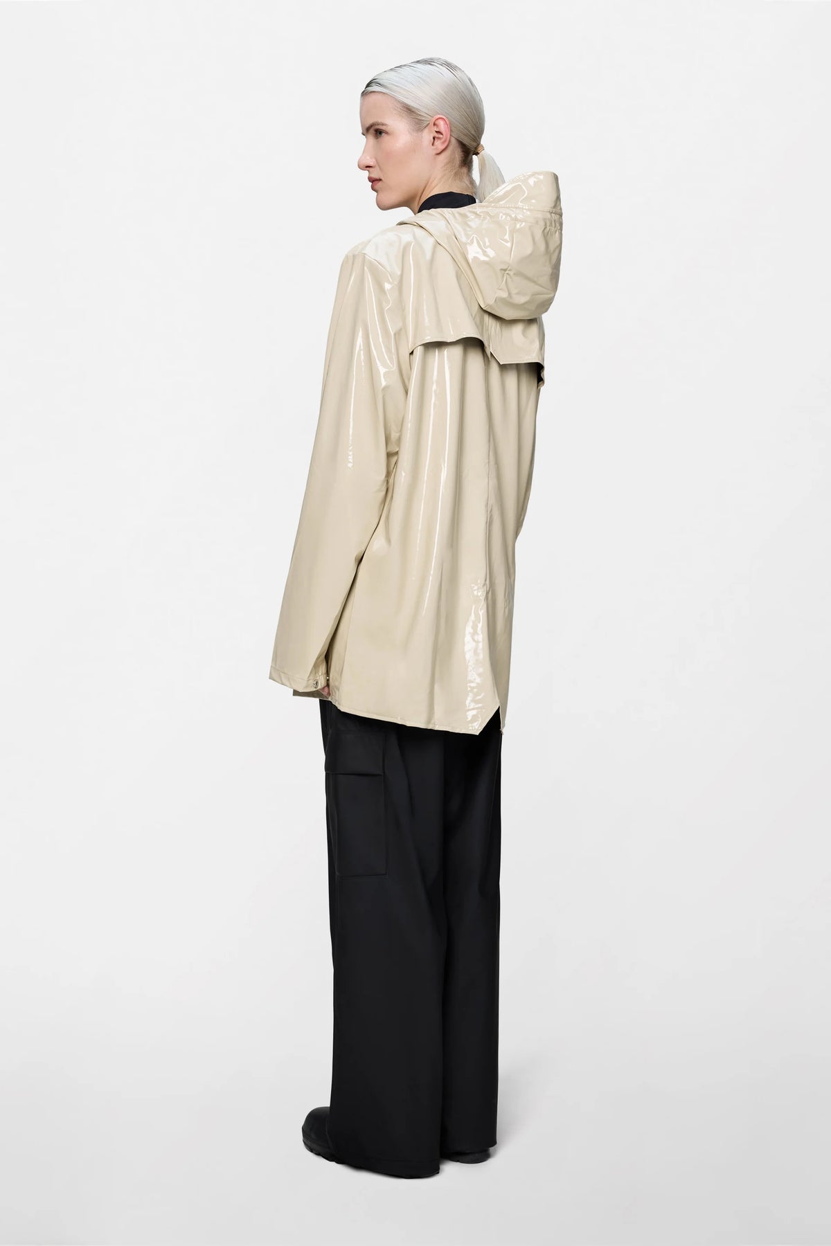 RAINS-HOODED RAIN JACKET