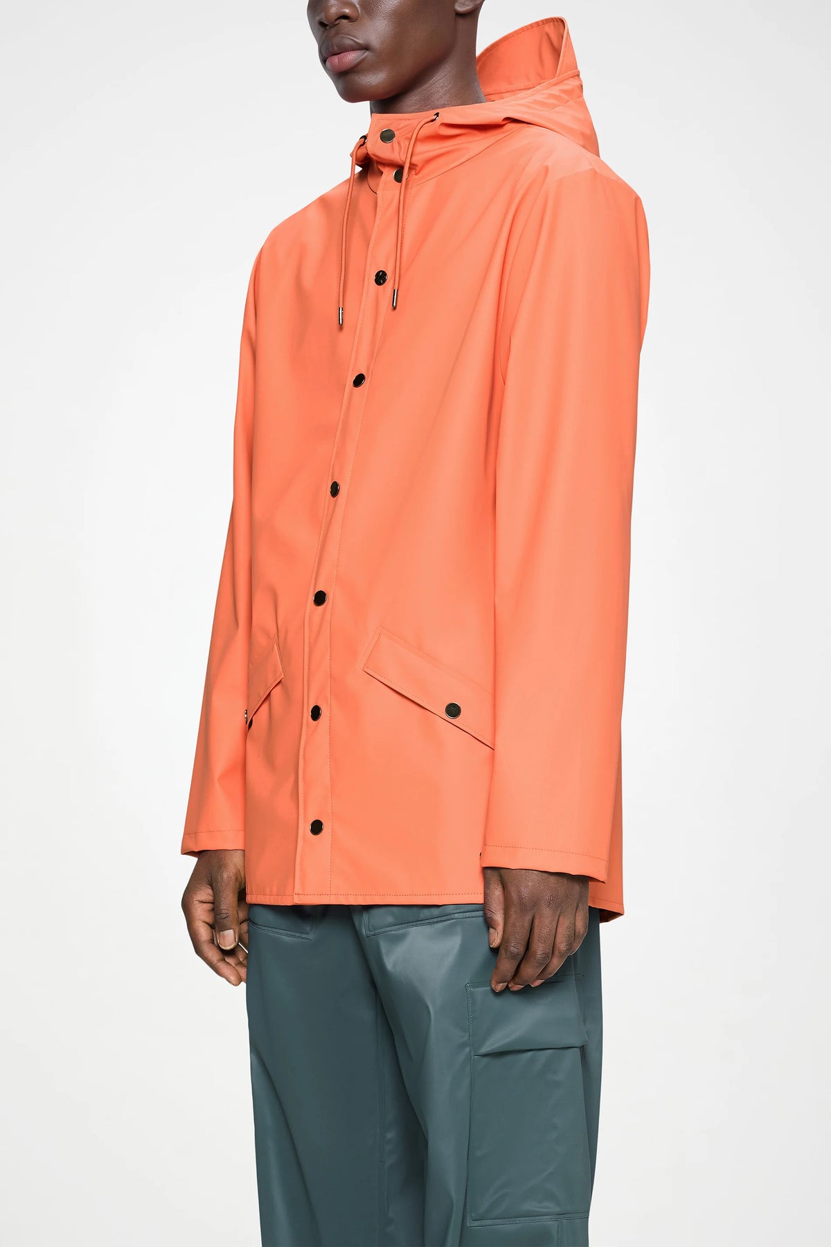 RAINS-HOODED RAIN JACKET